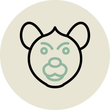 Küçük sevimli ayının vektör çizimi