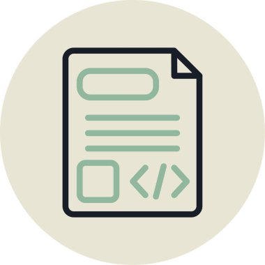 dosya simgesi. Basit tasarım