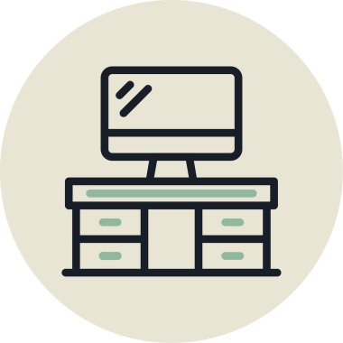 Web düz simgesi, vektör, illüstrasyon