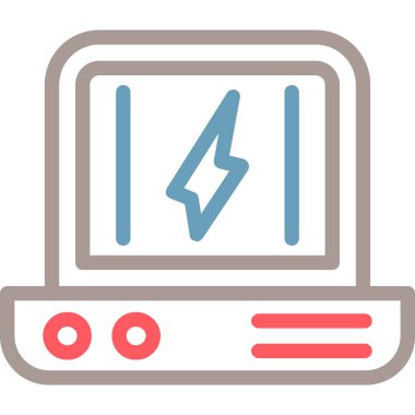 Modern simgenin vektör illüstrasyonu