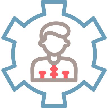 İş adamlarının vektör illüstrasyonu