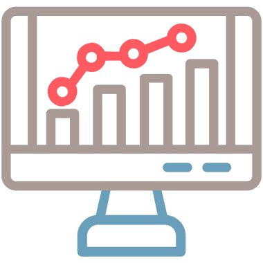 Grafik. Web simgesi basit vektörü