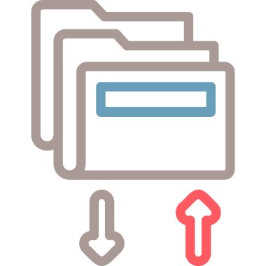 Dosya. Web simgesi basit illüstrasyon