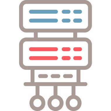 şebeke. Web simgesi basit illüstrasyon