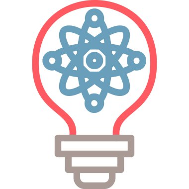 Ampul. Web simgesi basit illüstrasyon