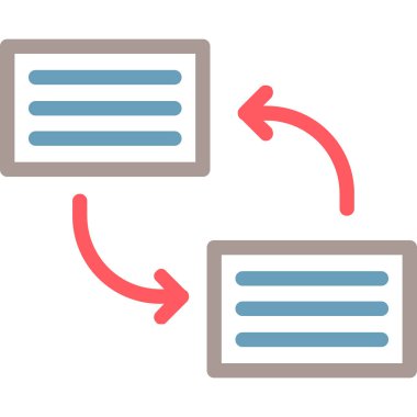 Web simgesi vektör illüstrasyonu