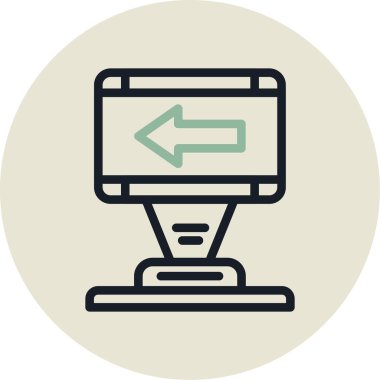 seo modern simgesinin vektör illüstrasyonu