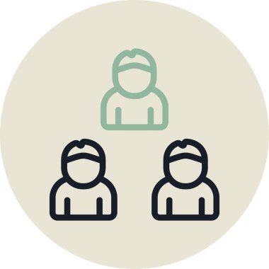 insanlar simge vektör illüstrasyonu