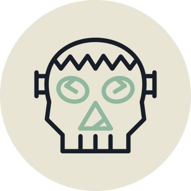 kafatası simgesi modada izole edilmiş arkaplan