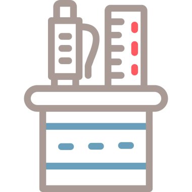 ofis simgesi vektör illüstrasyon tasarımı