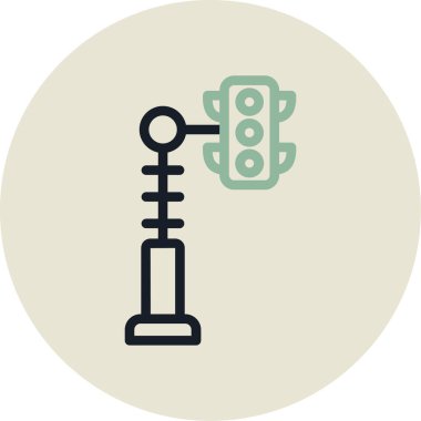 seo modern simgesinin vektör illüstrasyonu