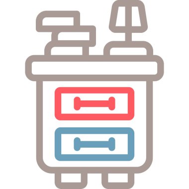 Çizgi film simgesinin vektör çizimi