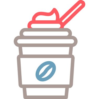 Dondurma. Web simgesi basit tasarım