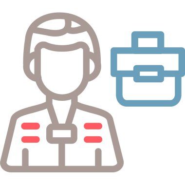 Vektör Avatar Simgesi illüstrasyonu