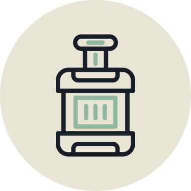 Şişe. Web simgesi basit tasarım