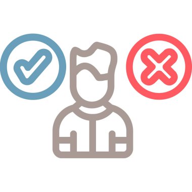 işaret simgesini işaretle, vektör illüstrasyonu