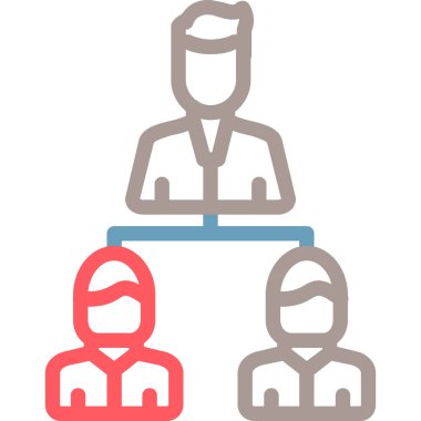 İş simgesi, vektör illüstrasyonu. insanlar kavramı