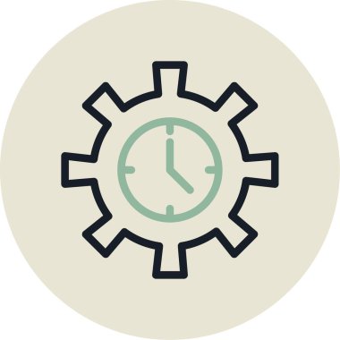 Modern simgenin vektör illüstrasyonu