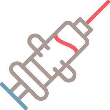 Şırınganın vektör çizimi