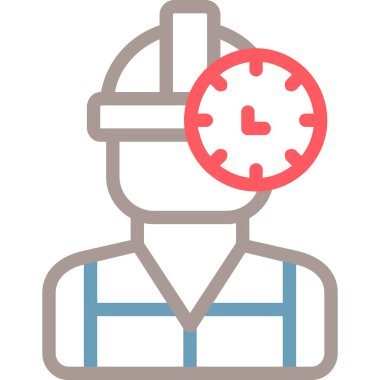 İnşaat. Web simgesi vektör illüstrasyonu