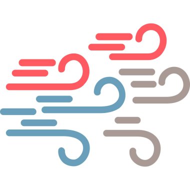 Kırmızı ve mavi arkaplanın vektör çizimi