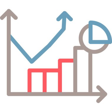 grafik ikonu vektör illüstrasyonu