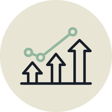 çubuk grafik. Web simgesi basit tasarım