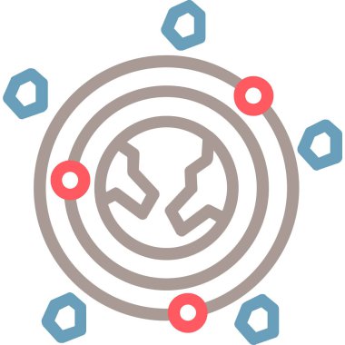 seo modern simgesinin vektör illüstrasyonu