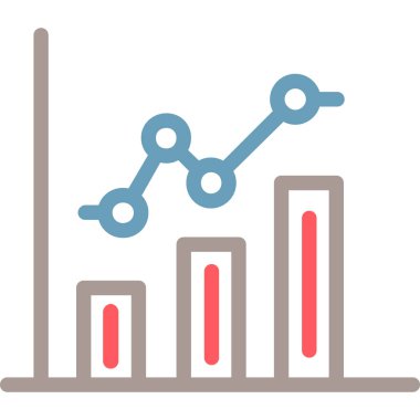 iş grafiği vektör illüstrasyonu