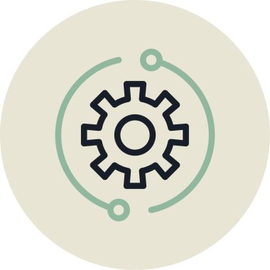 dişlilerin vektör illüstrasyonu