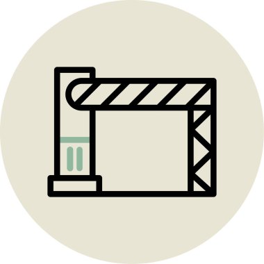 Modern b 'nin vektör illüstrasyonu eksik simgesi