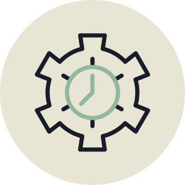 Teçhizat Web simgesi basit illüstrasyon