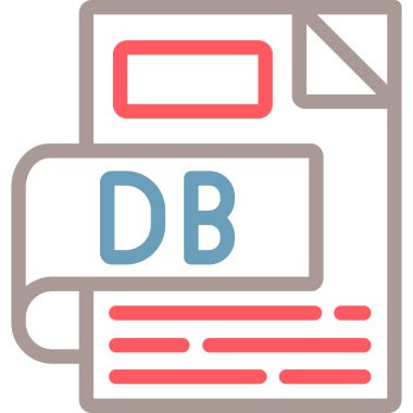 dosya biçimi simgesi, vektör illüstrasyonu