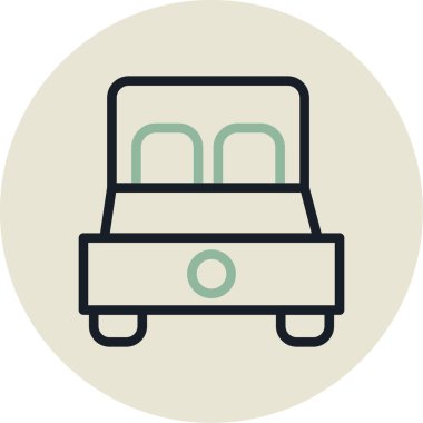 araba simgesi vektör illüstrasyonu