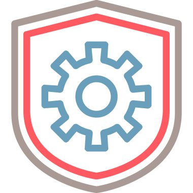 dişli simgesi vektör illüstrasyonu