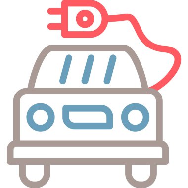 - Araba. Web simgesi basit illüstrasyon