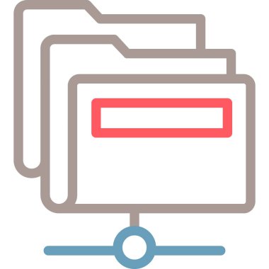 dosya dizini vektör illüstrasyonu