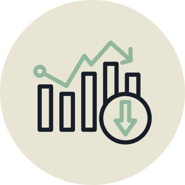 Grafik. Web simgesi basit illüstrasyon