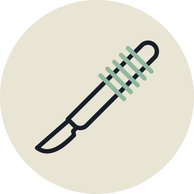 Bir iğnenin vektör illüstrasyonu