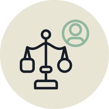 İş ve finans simgesinin vektör illüstrasyonu