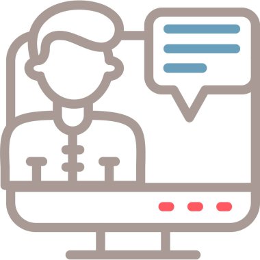 Çağrı merkezi. Web simgesi