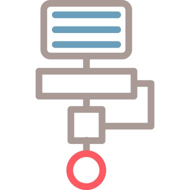 ağ bağlantı vektörü simgesi