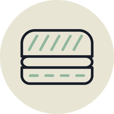 Tek bir simgenin vektör illüstrasyonu