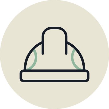 Şapka. Web simgesi basit tasarım