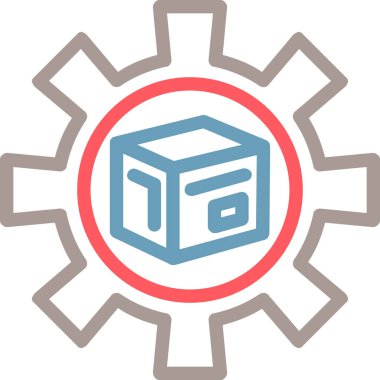 Modern bir simgenin vektör illüstrasyonu