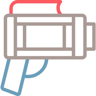 Boya Fırçası. Web simgesi basit illüstrasyon