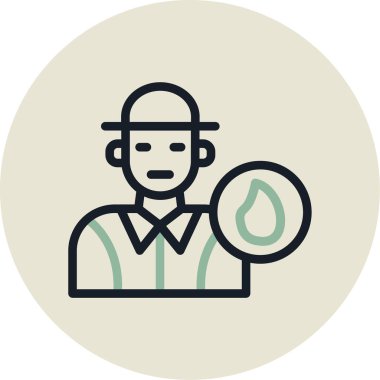 Su bırakma simgesinin vektör illüstrasyonu