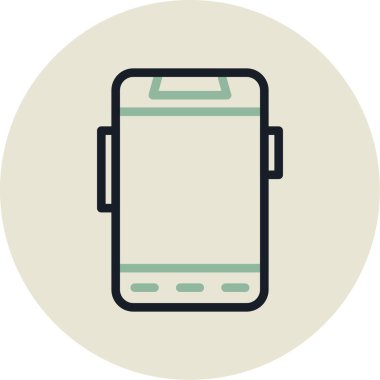 akıllı telefon simgesi vektör illüstrasyonu