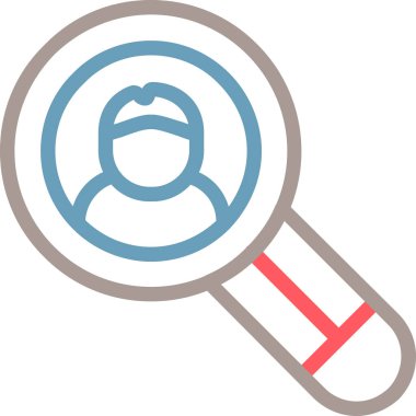 Ara. Web simgesi basit illüstrasyon