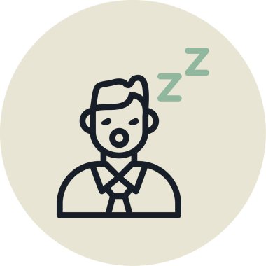 Bir insan simgesinin vektör illüstrasyonu